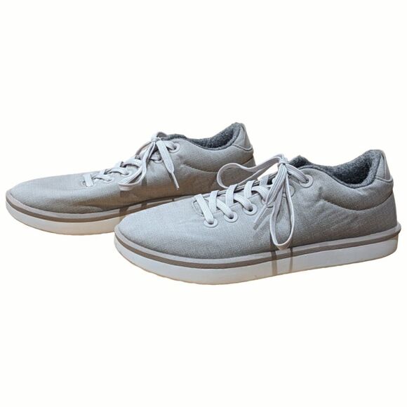 Allbirds Women's Wool Piper Woven - Pewter Grey/Blizzard Sneakers Lace Up Size 9 - Picture 6 of 13